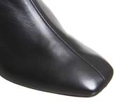 Thumbnail for your product : Office Apricot Square Toe Block Heel Boots Black Leather