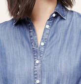 Thumbnail for your product : LOFT Chambray Shirtdress
