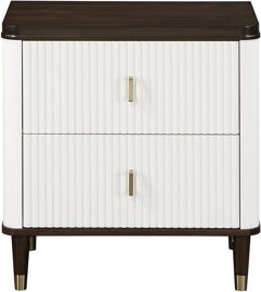17 Stories 2-Drawer Nightstand With Usb Port