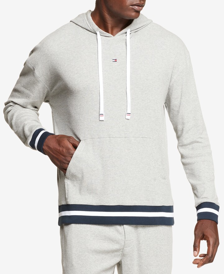 Tommy Hilfiger Men's Ribbed Pullover Hoodie - ShopStyle