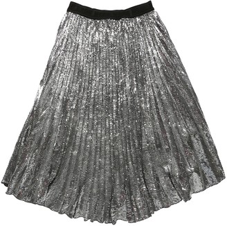 MSGM Long Sequined Skirt