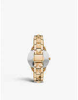 Thumbnail for your product : Michael Kors MK6670 Runway gold-toned stainless steel and turquoise watch