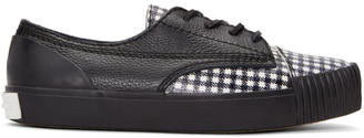 Alexander Wang Black and White Houndstooth Perry Sneakers