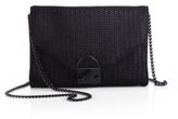 Thumbnail for your product : Loeffler Randall Junior Embossed Nubuck Leather Convertible Lock Clutch