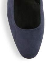 Thumbnail for your product : Tod's Studded Suede Kitten Heel Pumps