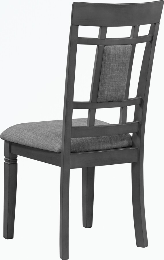 7Piece Wooden Dining Table Set with 6 Padded Dining Chairs ShopStyle