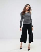 Thumbnail for your product : Shae Stripe Crew Neck Sweater-Black