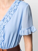 Thumbnail for your product : Liu Jo ruffled V-neck dress