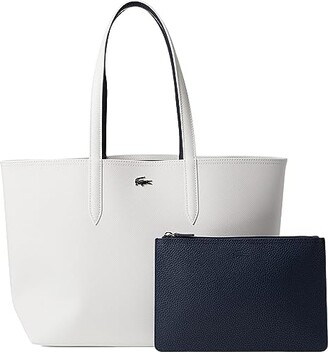 Lacoste Anna Large Reversible Shopping Bag (Farine Bleu Nuit) Handbags -  ShopStyle