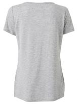 Thumbnail for your product : Jeanswest ANIKA FOIL STRIPE TEE-Smoke Grey Marle-S