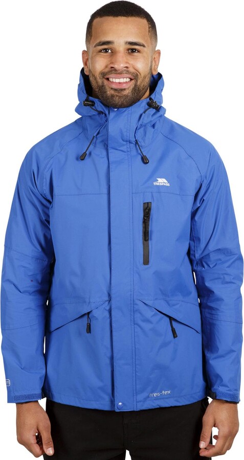 Trespass Mens Corvo Waterproof Jacket Blue 3XL ShopStyle
