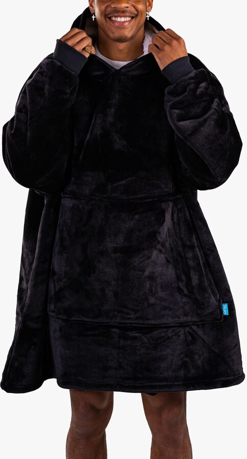 ONY Pale Blue Fleece Oversized Unisex Blanket Hoodie