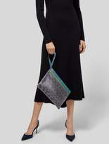 Thumbnail for your product : Lanvin Snakeskin Zip Clutch