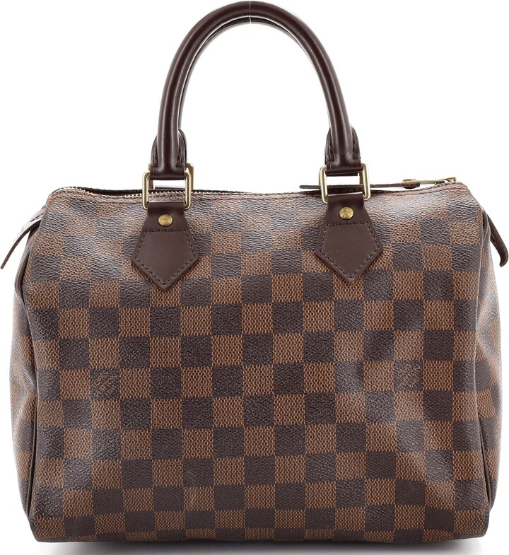 Louis Vuitton Speedy Handbag Limited Edition Caresse Mink 25 Black