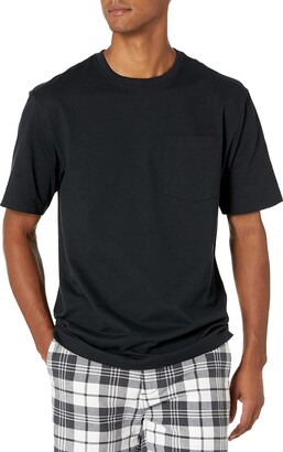 Amazon Essentials Short-sleeve Heavyweight Workwear Pocket T-shirt Black S