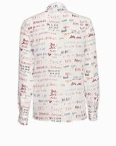 Thumbnail for your product : MSGM Love Quotes Blouse