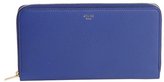 Thumbnail for your product : Celine indigo leather zipper continental wallet