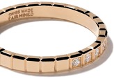 Thumbnail for your product : Chopard 18kt yellow gold Ice Cube diamond ring
