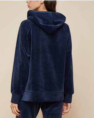 Juicy Couture ULTRA LUXE VELOUR HOODED PULLOVER