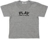 Thumbnail for your product : Comme des Garçons PLAY Logo & heart print cotton jersey t-shirt