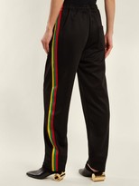 Thumbnail for your product : Acne Studios Face Side-stripe Jersey Track Pants - Black
