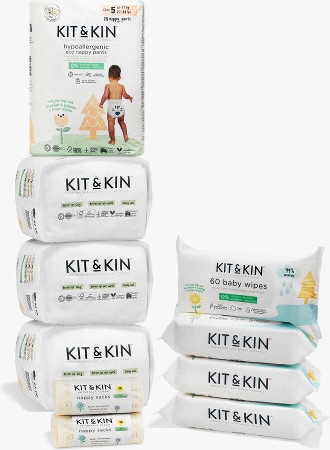 Kit & Kin Essentials Pull Up Nappy Bundle Pack ShopStyle
