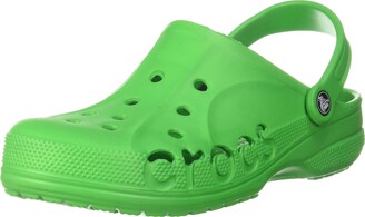 pastel green crocs