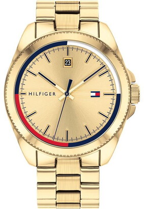 tommy hilfiger luke watch gold