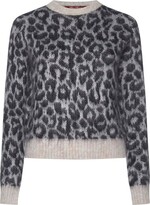 Leopard Pattern Crewneck Sweater 
