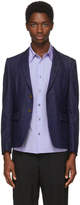Thumbnail for your product : Thom Browne Navy Denim Unconstructed High Armhole Blazer