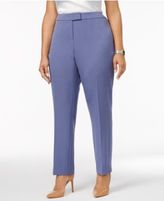 Thumbnail for your product : Anne Klein Plus Size Tab-Waist Pants