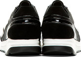 Thumbnail for your product : Alejandro Ingelmo Black Panelled Running Shoes