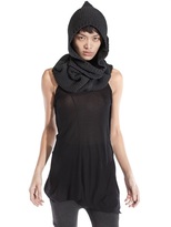 Thumbnail for your product : Heavy Cotton Knit Shawl Hood