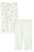 Thumbnail for your product : Little Me 'Rose Spray' Sweatpants (Set of 2) (Baby Girls)