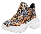 Thumbnail for your product : Jeffrey Campbell 40mm Python Print Leather Sneakers