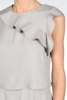 Thumbnail for your product : Emporio Armani Runway Dress In Silk With Ruffle