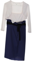 Thumbnail for your product : Paule Ka Blue White Dress With Bolero