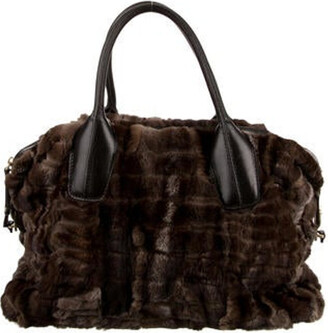 Buy Tod's Animal Print Genuine Leather Crossbody Bag, Brown Color Women