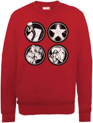 Marvel Avengers Assemble Main Logos Sweatshirt