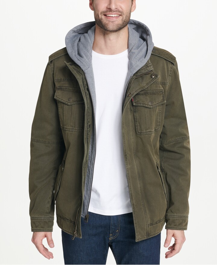trucker jacket hoodie