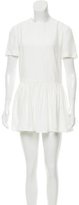 Thumbnail for your product : Adam Lippes Short Sleeve Pleated Tunic