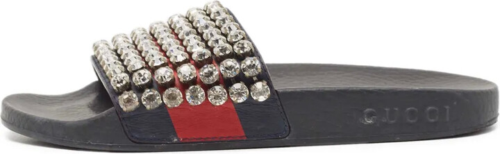 Rhinesone-Embellished Sandals