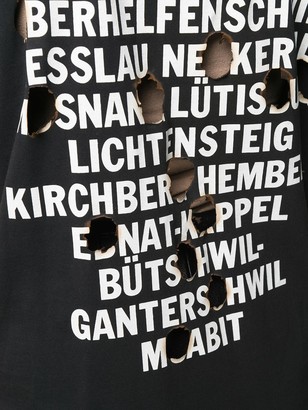 Ottolinger oversized graphic-print T-shirt