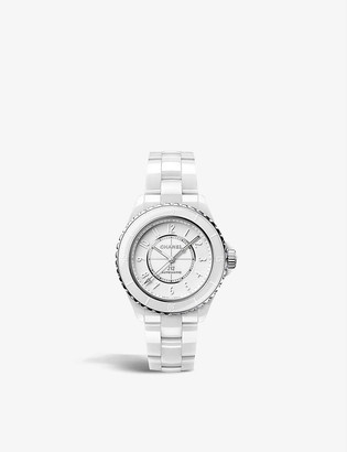 Chanel H6186 J12 Phantom ceramic and stainless steel automatic watch -  ShopStyle