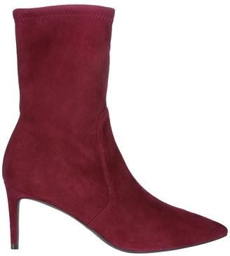 stuart weitzman red boots