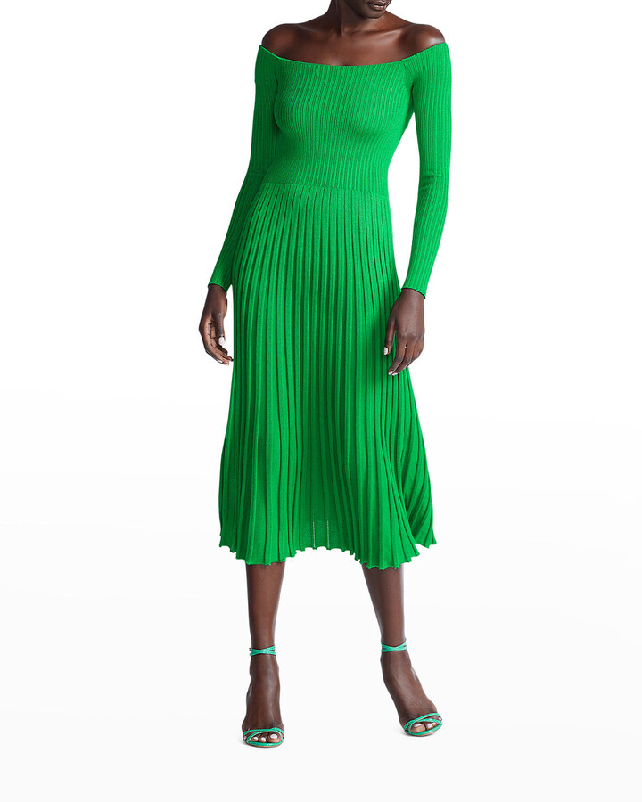 Ralph Lauren Off The Shoulder Dress | Shop the world's largest 