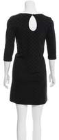 Thumbnail for your product : Kate Spade Velvet Polka Dot Mini Dress