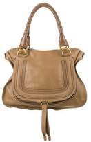 Thumbnail for your product : Chloé ChloÃ© Medium Marcie Satchel Tan ChloÃ© Medium Marcie Satchel