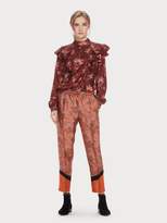 Thumbnail for your product : Scotch & Soda Floral Color Block Trousers
