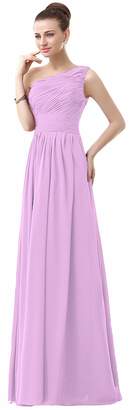 MaliaDress Women Long One Shoulder Evening Bridesmaid Dress Prom Gown M143LF US